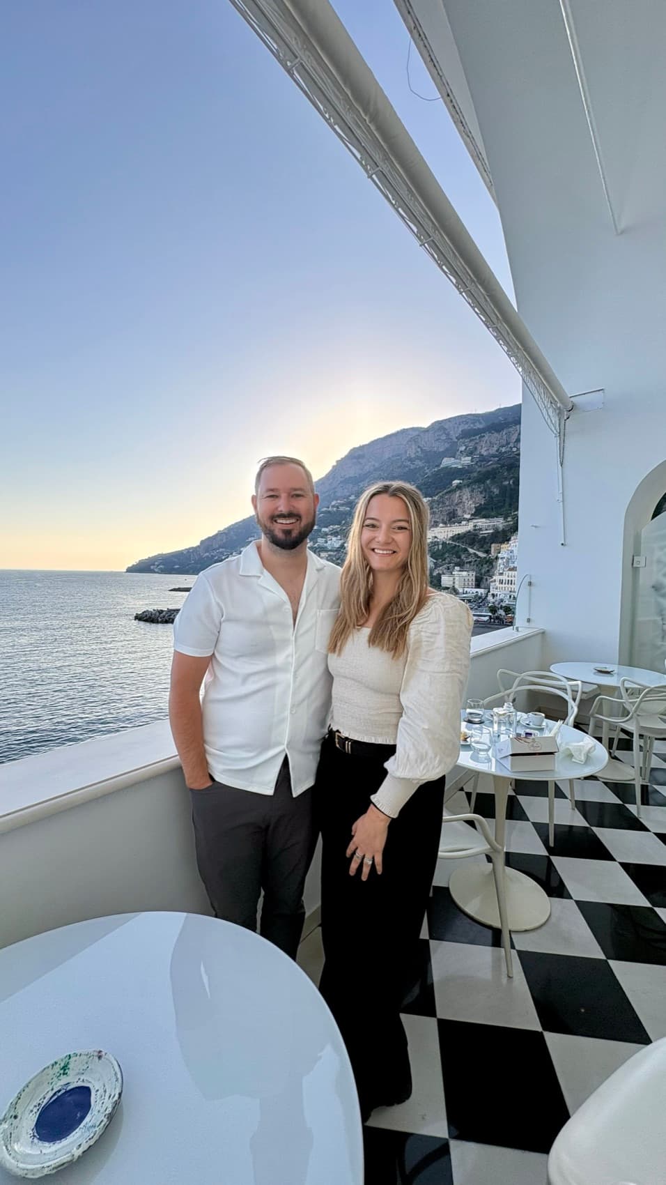 Brandon and Morgan, the founders of Tranquil Coffee Roasters